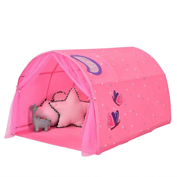 Kids Galaxy Starry Sky Dream Portable Play Tent with Double Net Curtain - 57" (L) x 40" (W) x 32.5" (H)