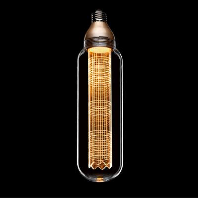 Next Glow T80 decorative LED light bulb E26 base, classic inner pillar