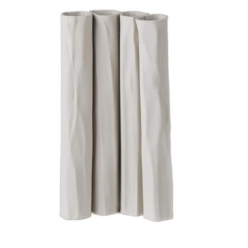 White 3D-Printed Vase Ceramic