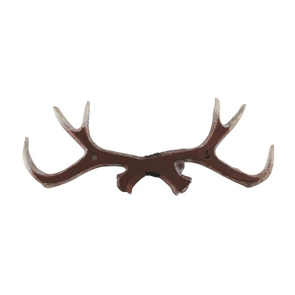 Cast Iron Deer Antler Hook Rack Decorative Hanger Hook Wall Door