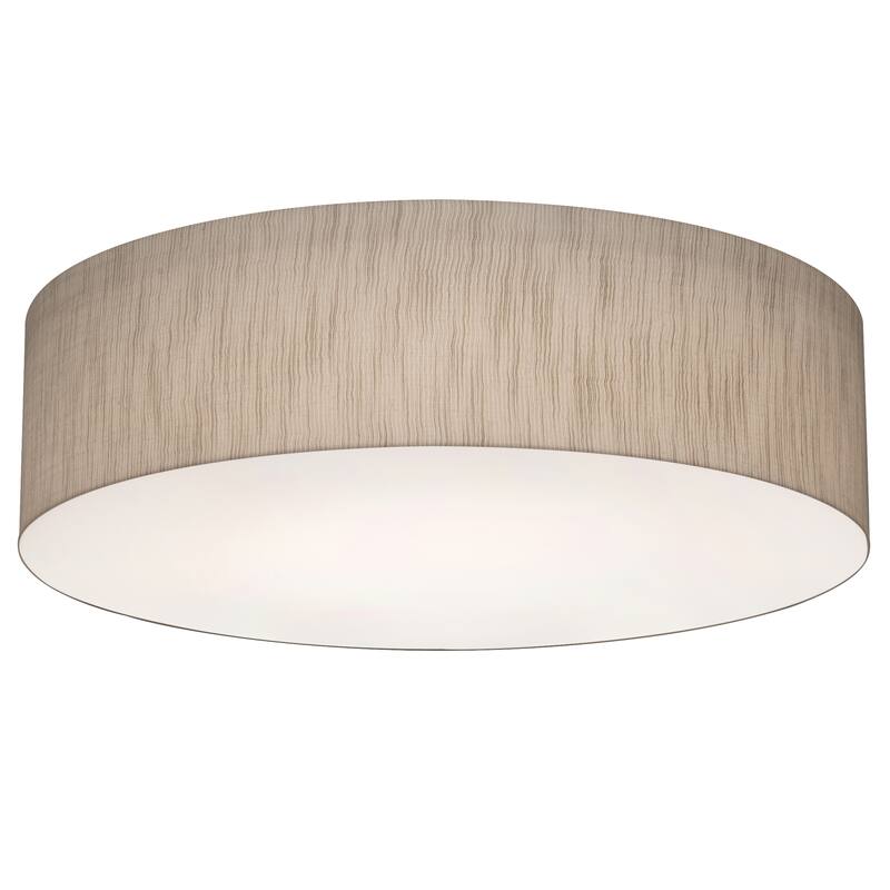 AFX Anton 19'' Flush Mount - Linen White