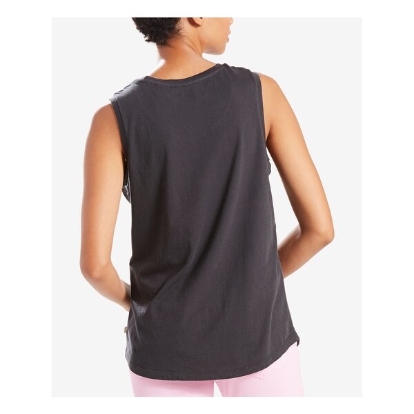 womens black levi top