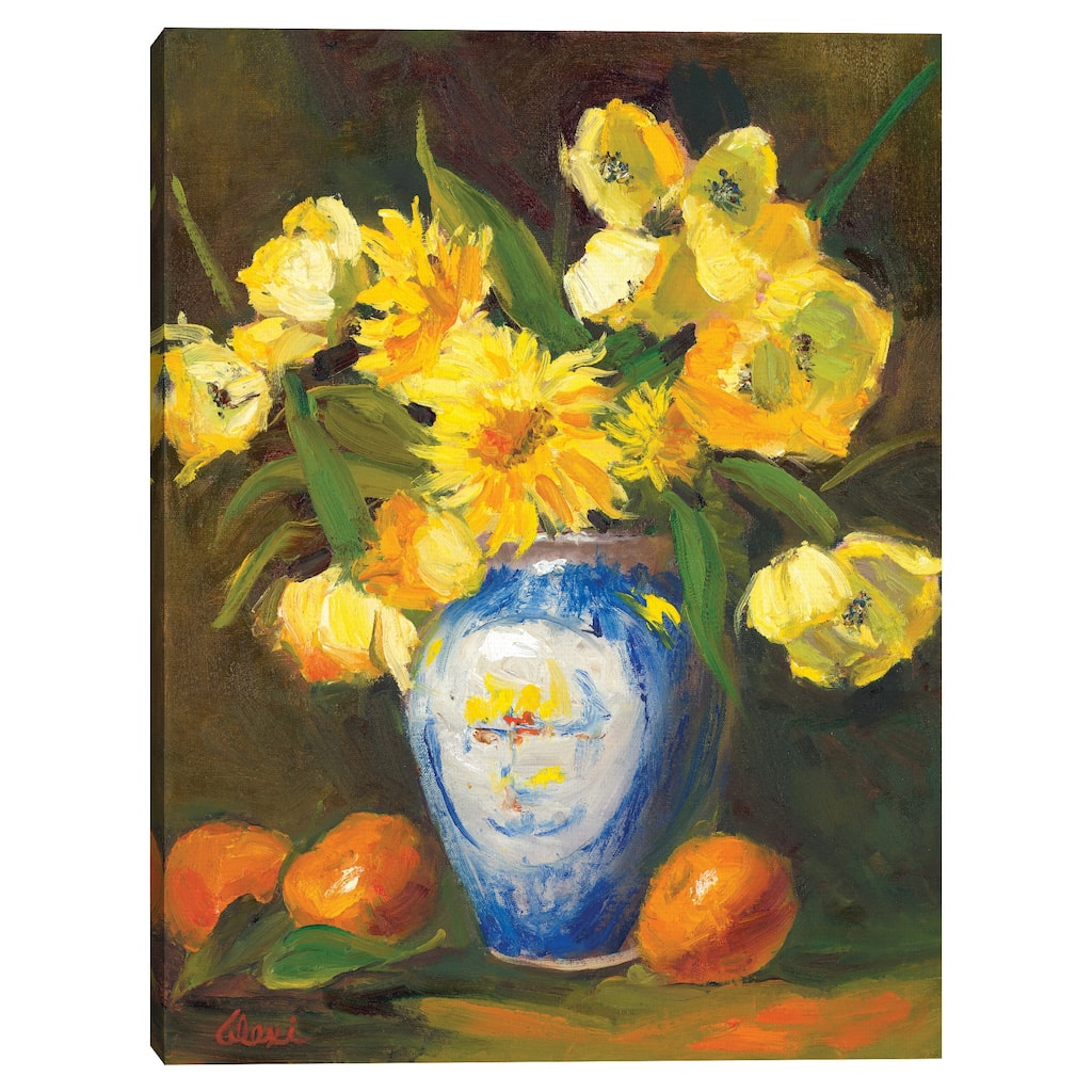 Butter Petals by Alexi Fine Canvas Art Print