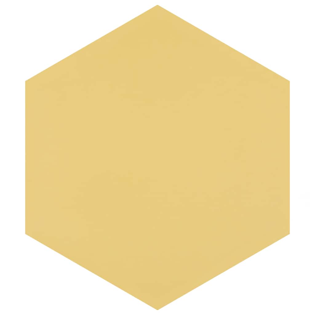 Merola Tile Textile Basic Hex Dandelion 8-5/8" x 9-7/8" Porcelain Floor and Wall Tile