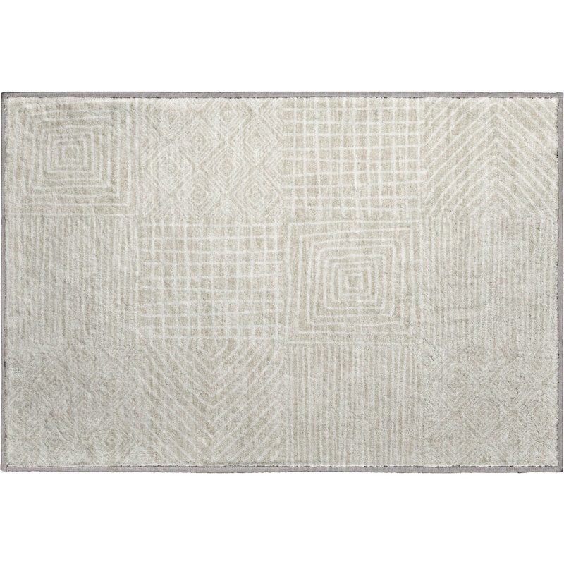 Premium Washable Super Soft Geo Motif Mayfield Rug