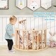 preview thumbnail 5 of 7, 6-in-1 Kids Climbing Playset Arch with Removable Cushion and Stoppers for Safety - 31.5" x 27" x 15.5" (L x W x H)