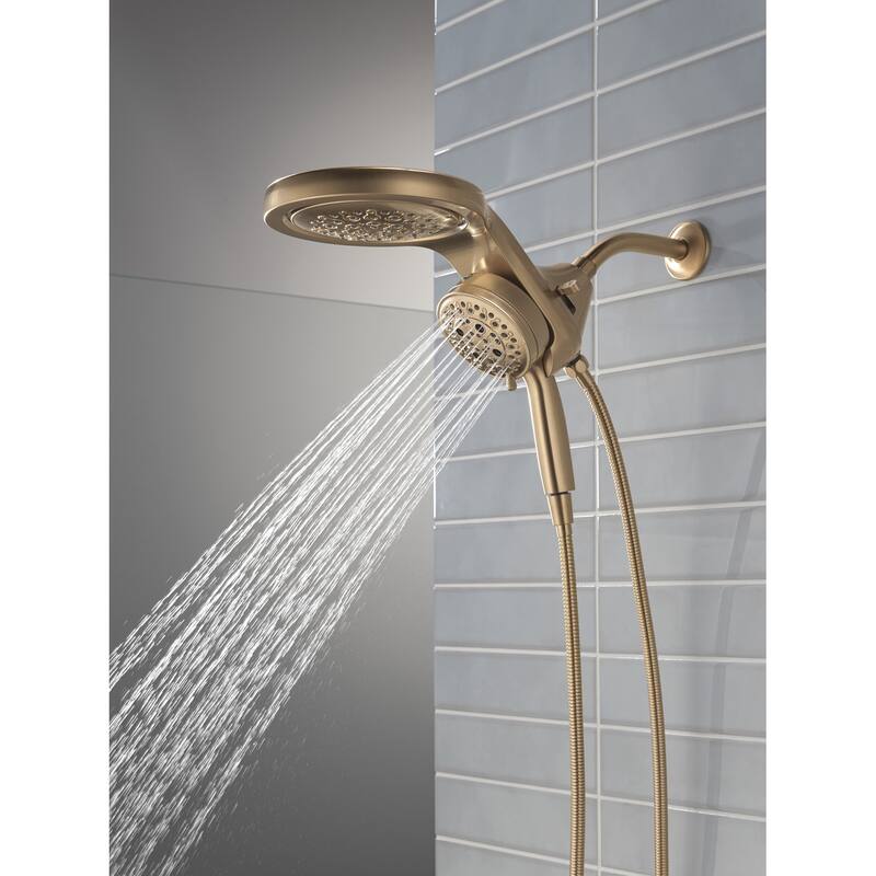 Delta 56000-25 HydroRain 2.5 GPM Multi Function 2-in1 Rain Shower Head