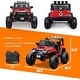 preview thumbnail 3 of 10, 24V Ride on Car Truck with Remote Control, 2 Seater Kids Electric Car, Spring Suspension, 9Ah Battery Powered, 3 Speeds