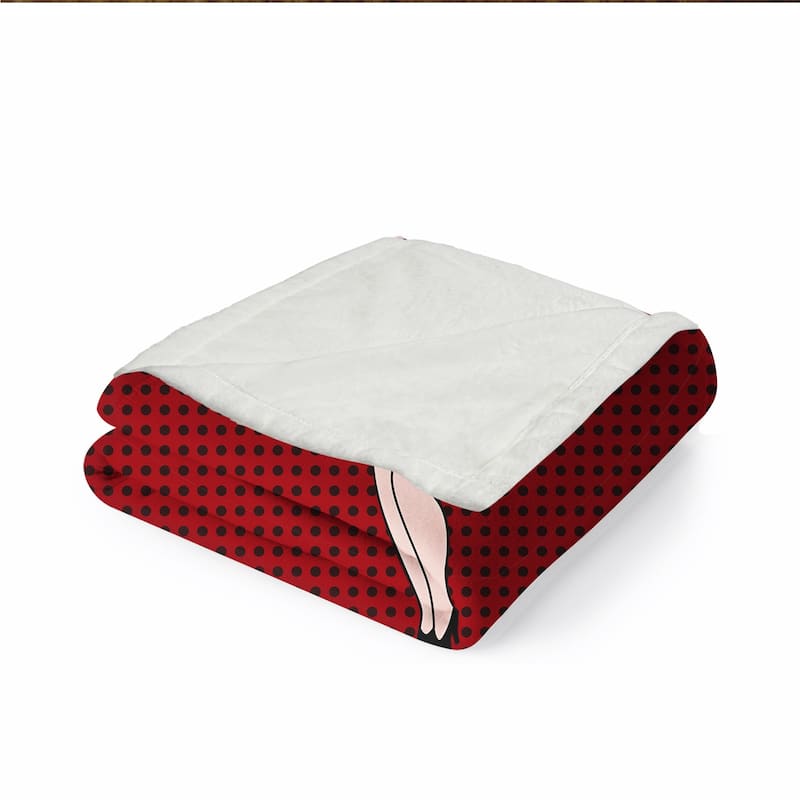 Betty Boop Super Soft Fleece Plush Throw Blanket for Couch Bed Sofa
