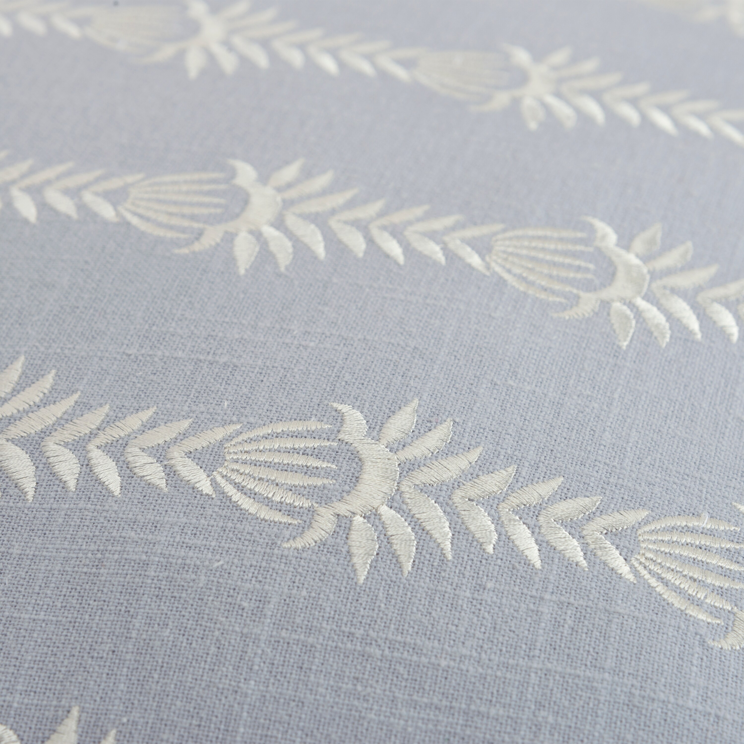 Rizzy Home Embroidered Throw Pillow Cover-image