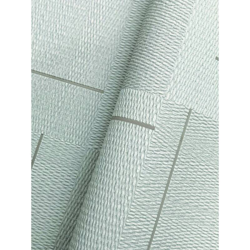 Salford Geo Block Weave 20.9 In W X 33 Ft L Wallpaper