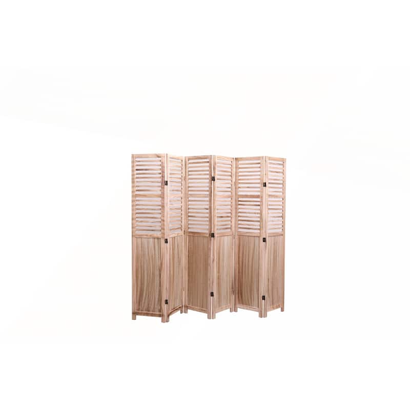 Solid Wood Folding Room Divider