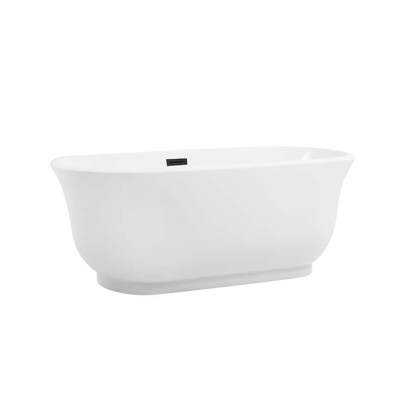 Cameron Soaking Bathtub in Glossy White