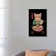 preview thumbnail 3 of 13, iCanvas "Neko Ramen" by Vincent Trinidad Framed