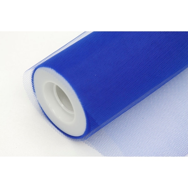 Tulle 12" Roll 100% Polyester Approx. 12" wide x 25 yards - Royal Blue, 1 Piece
