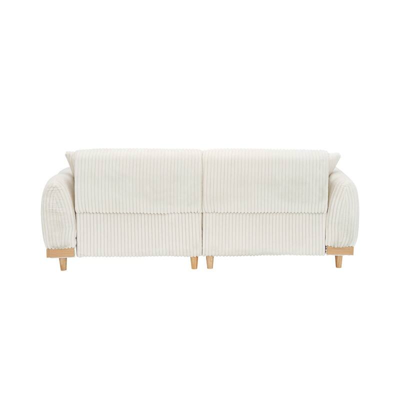 85" Corduroy Upholstered Three-Seat Sofa（New）