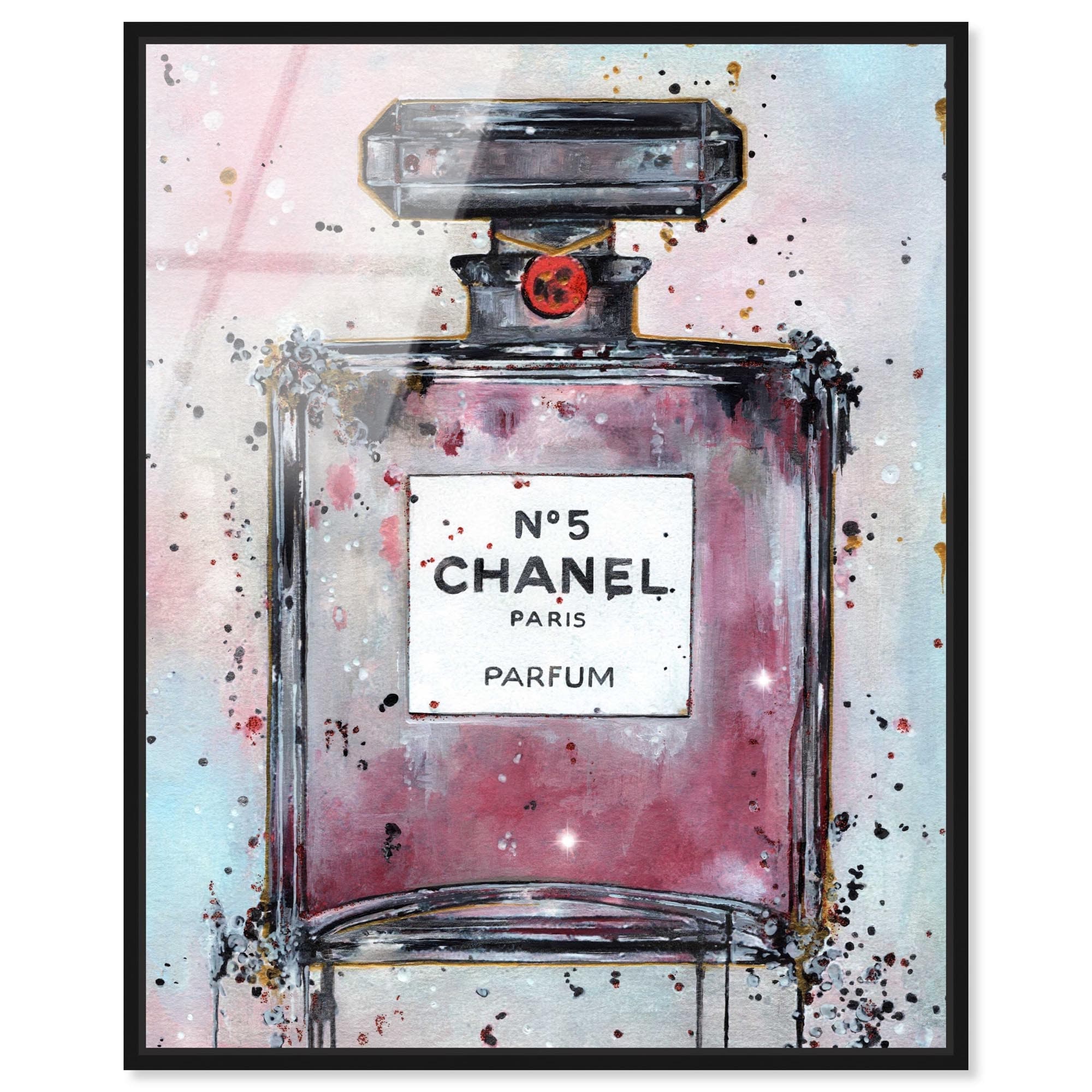 Doll Memories Abstract Perfume Framed Acrylic Wall Art by Art Remedy