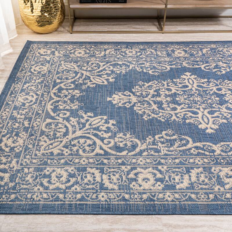 JONATHAN Y Tuscany Filigree Indoor/Outdoor Area Rug