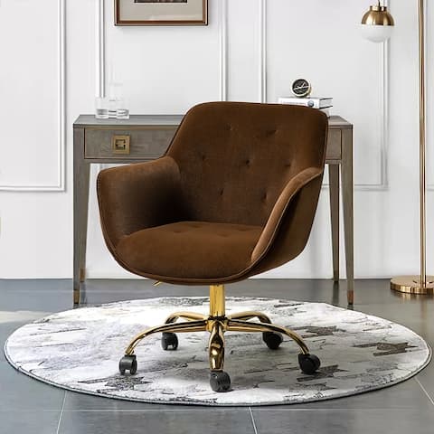 Galera Swivel Task Chair with Tufted Back
