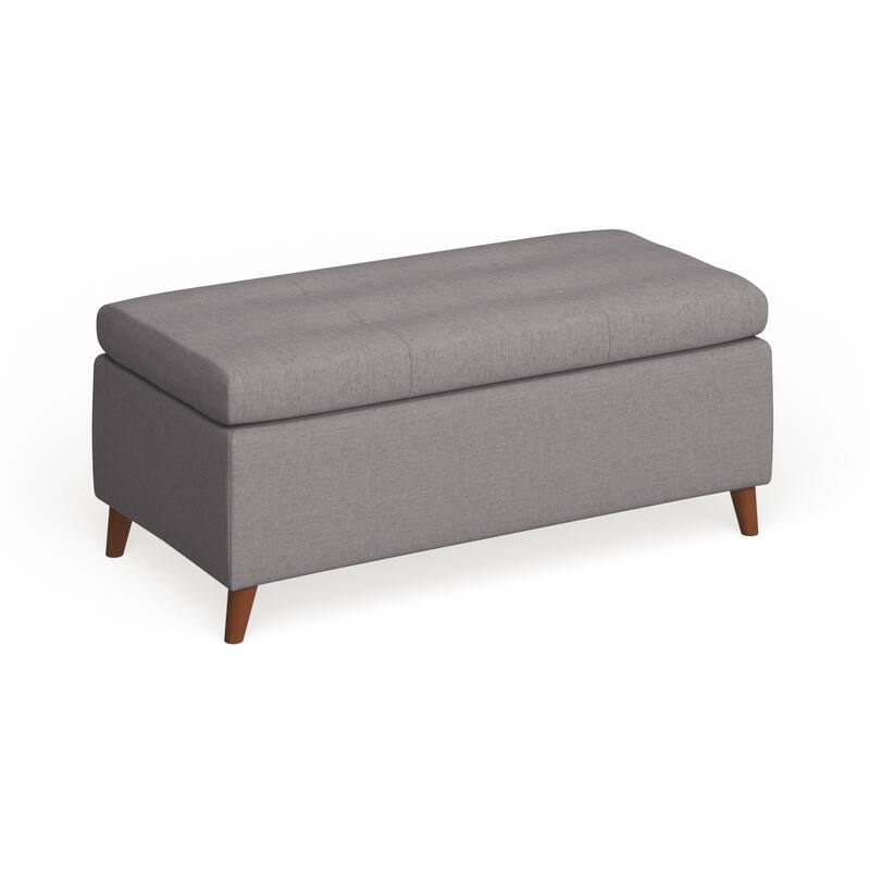 Christopher Knight Home Carson Carrington Umea Mid-century Storage Ottoman Bench - Grey