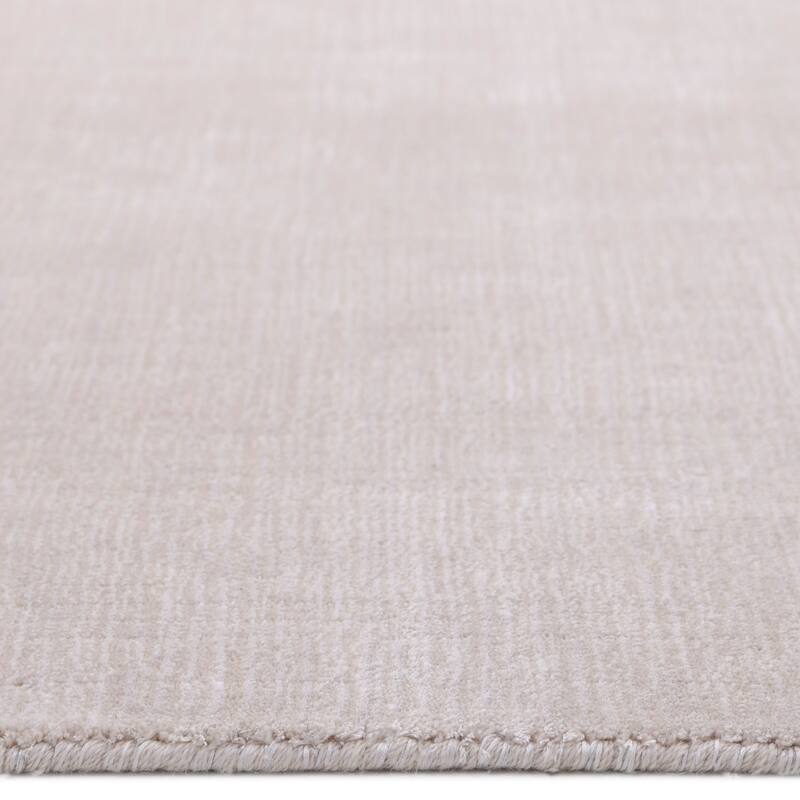 Overton Handmade Modern Contemporary Solid Area Rug