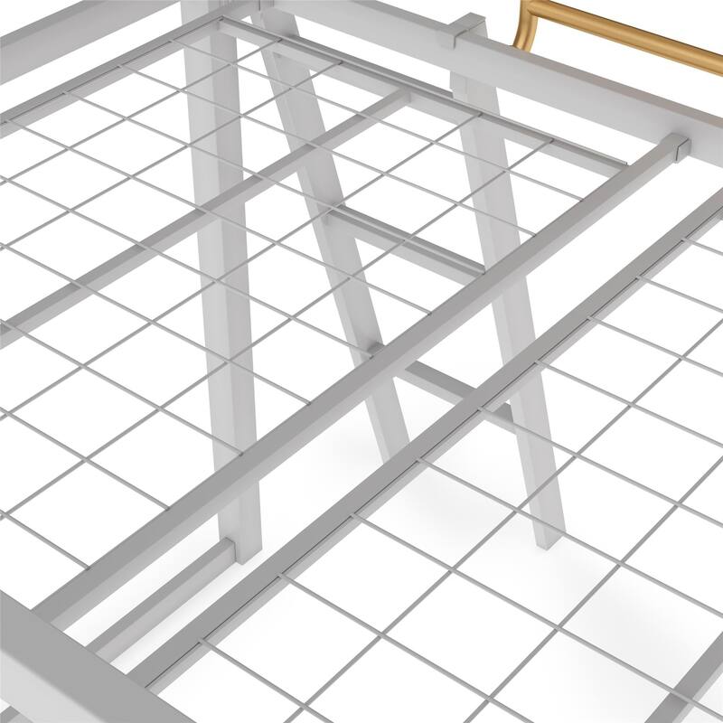 Little Seeds Monarch Hill Haven Twin Size Metal Junior Loft Bed