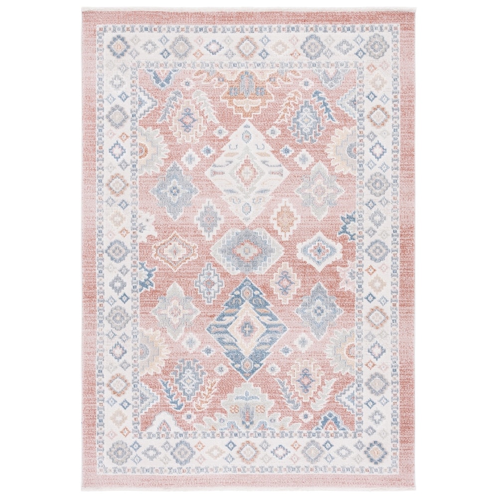 SAFAVIEH Blair Machine Washable Kanae Slip Resistant Boho Rug