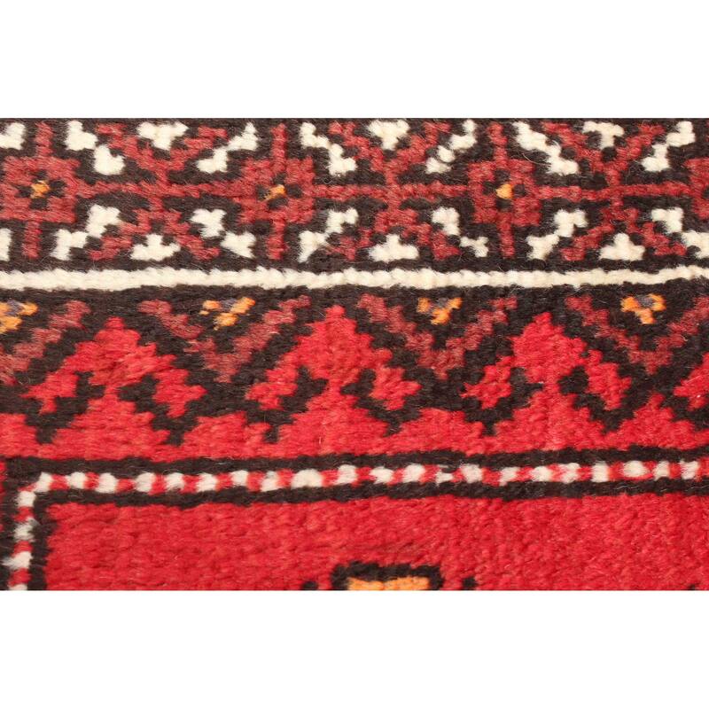 ECARPETGALLERY Hand-knotted Andelz Red Wool Rug - 4'0 x 6'7