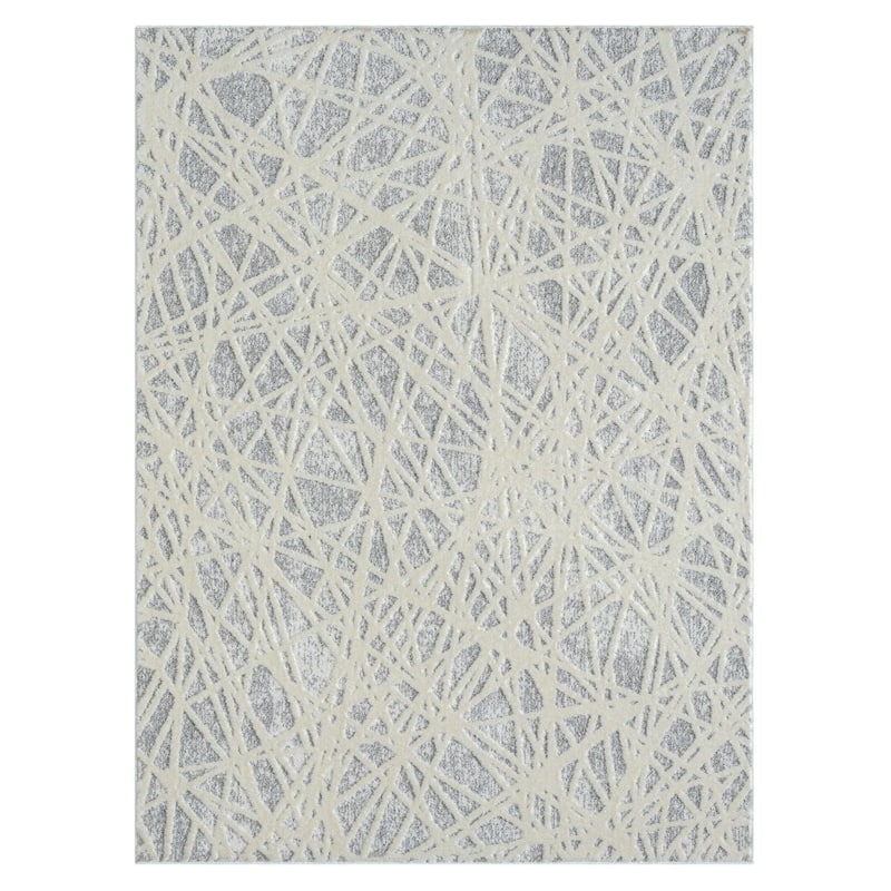 Luxe Weavers Geometric Abstract Lines Area Rug