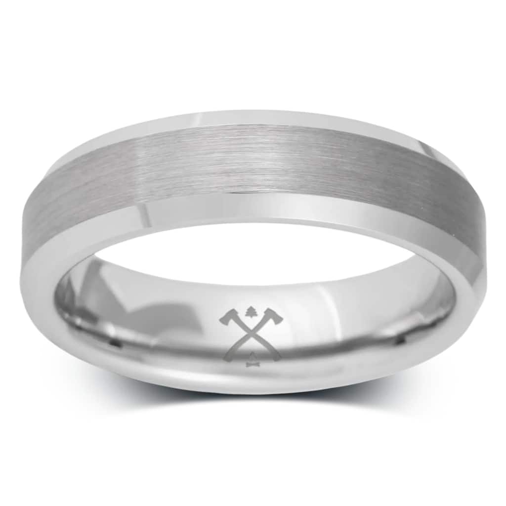 Manly Bands THE SAVANT Tungsten 6mm Satin Band