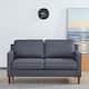 Option Faux Linen Dark Gray