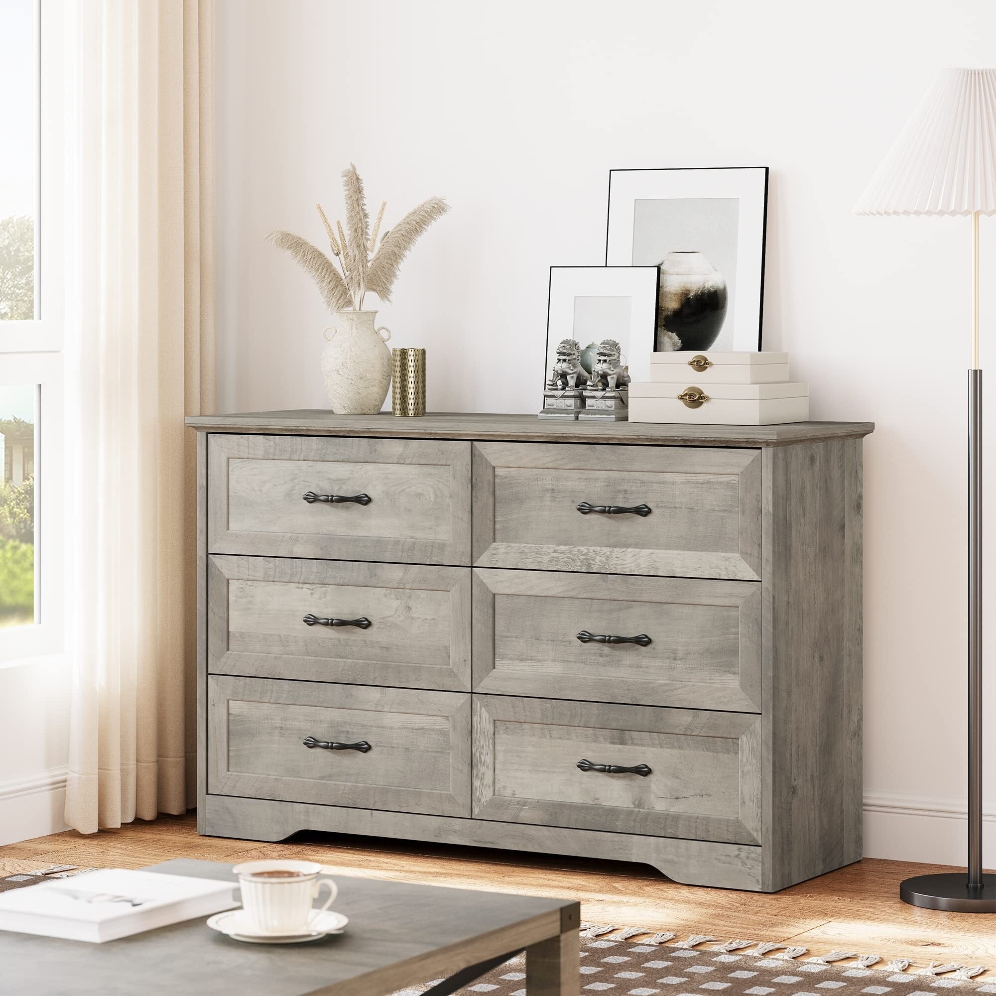 Dresser for Bedroom with 6 Drawers