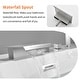 preview thumbnail 4 of 10, Waterfall Deck Mount Tub Faucet With Handheld Shower Brass Roman Bathtub Faucet Modern Tub Filler With Sprayer