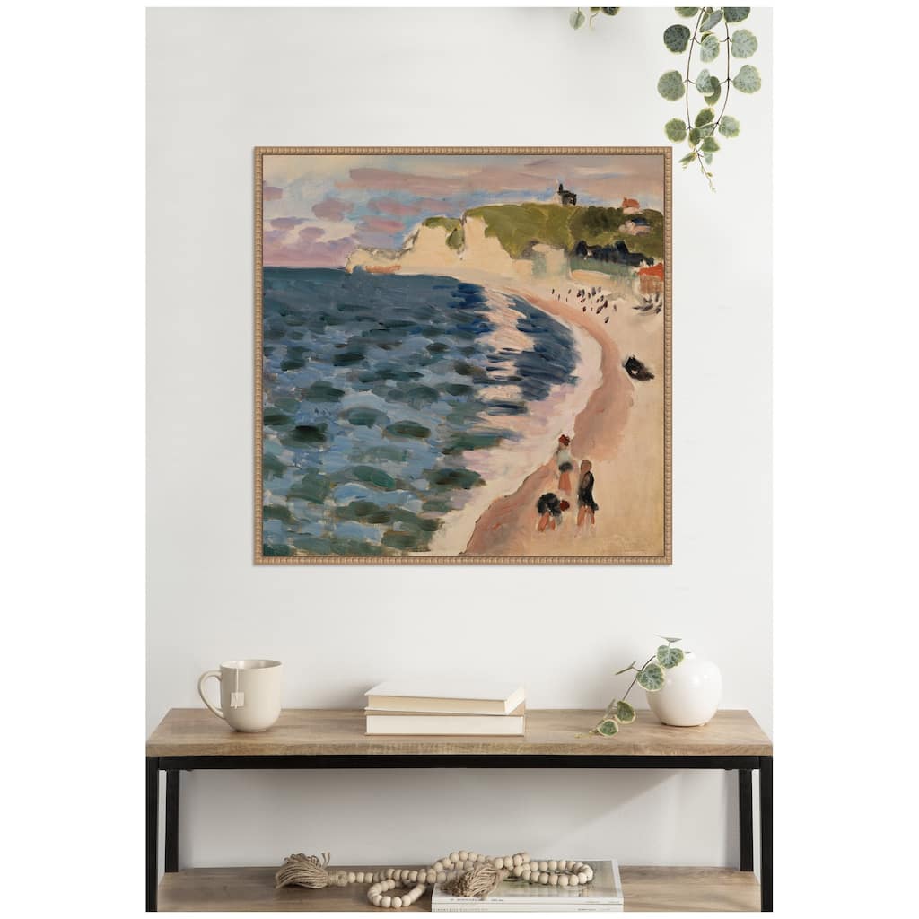 Kate and Laurel High Tide Pleine Mer 1920 Henri Mattise by Nostalgia Prints Framed Canvas Wall Art Print