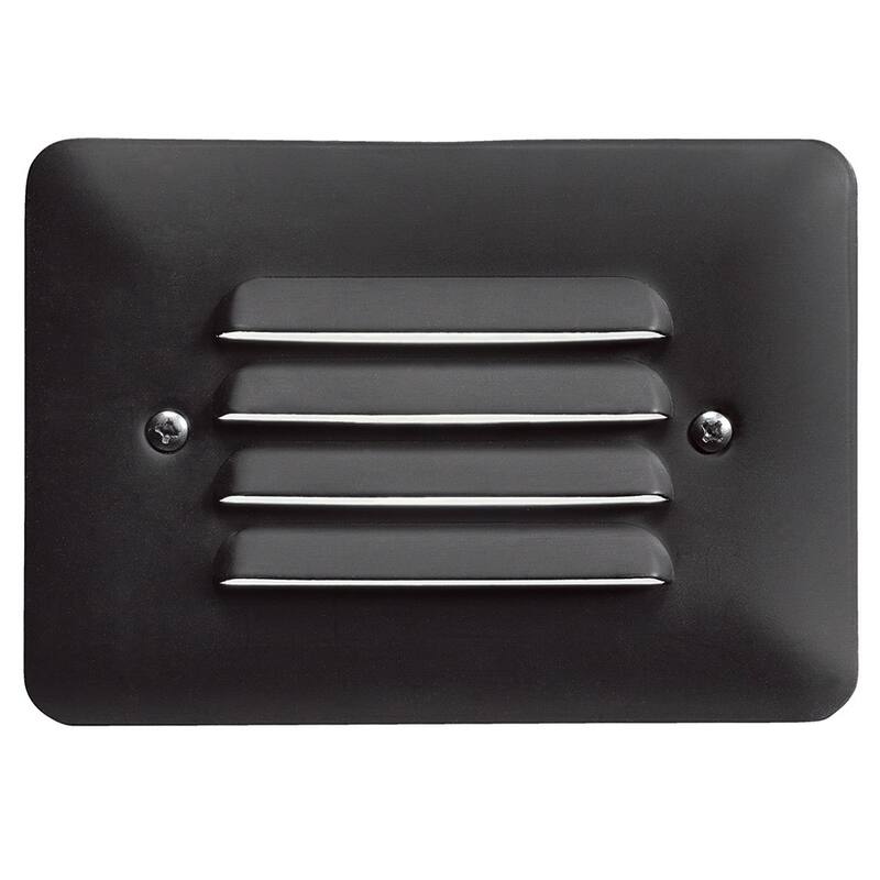 Kichler 5" LED Mini Louvered Step Light - 2700K - Textured Black