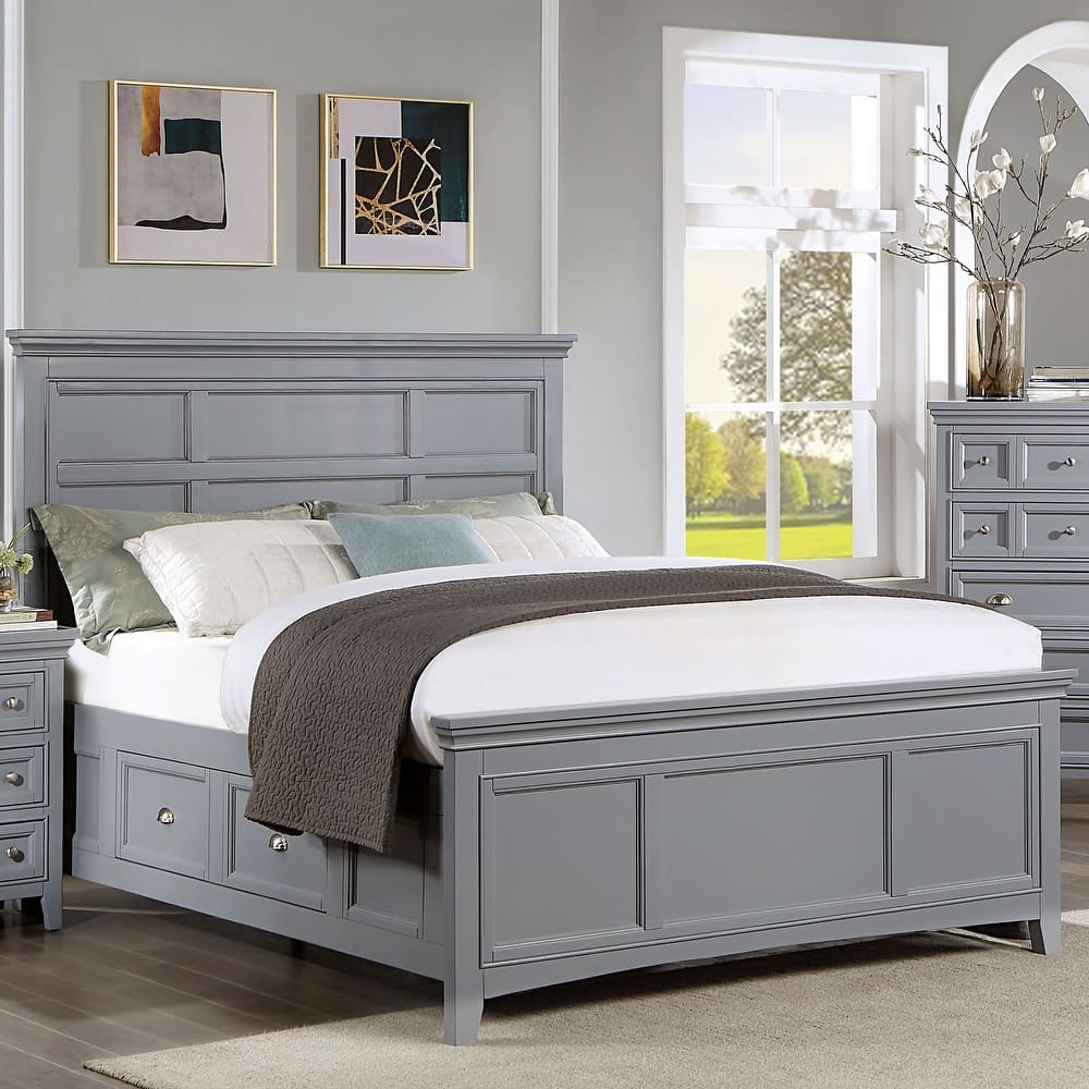 Saer Transitional 4-Drawer Twin Platform Bed by Furniture of America