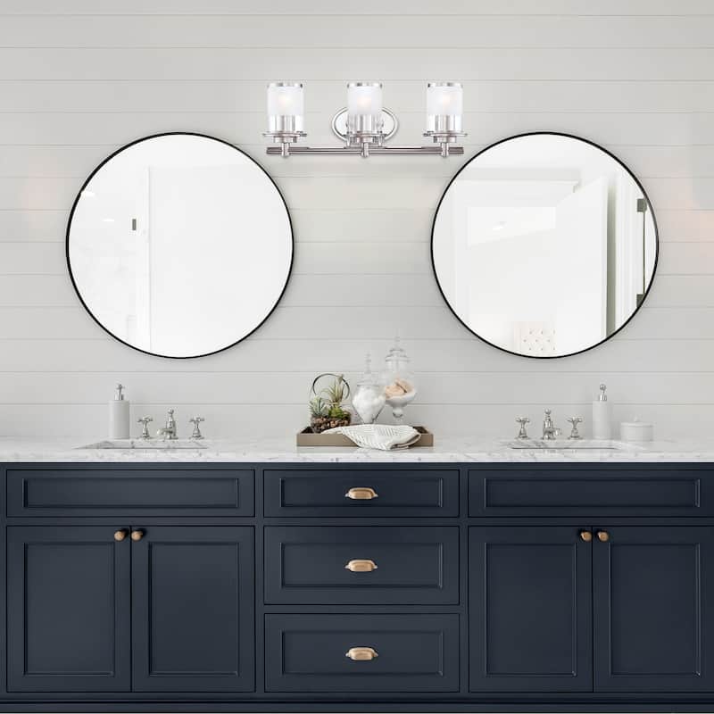 Essence 3 Light Bath Bar - Chrome