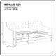 preview thumbnail 5 of 14, Upholstered Velvet Tufting Sleeper Sofa Chesterfield Daybed with Trundle