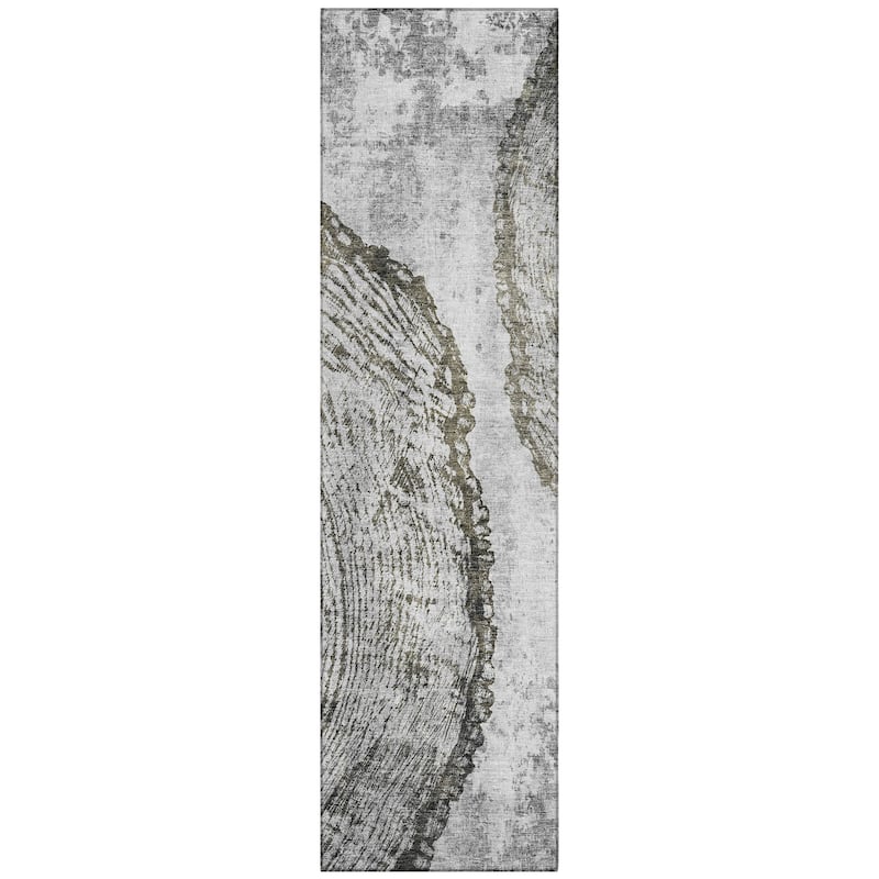 Machine Washable Indoor/ Outdoor Chantille Modern Pop Rug