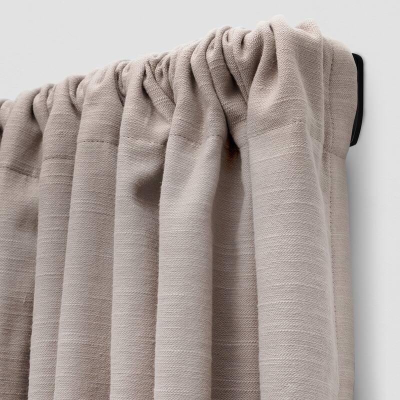 3/4" Drapery Core Curtain Rod_Matte Black