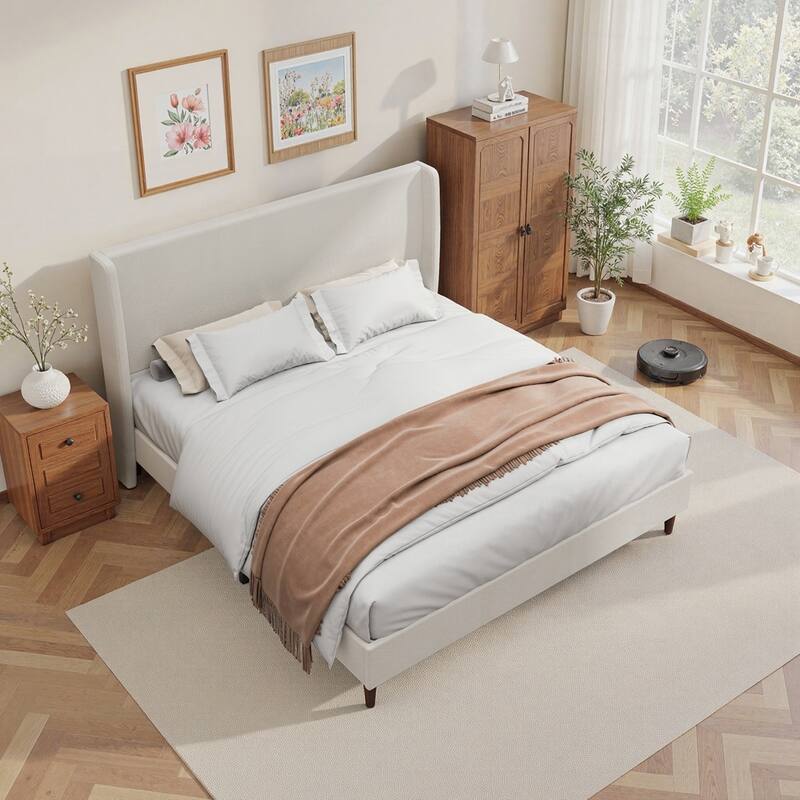 Harper Tall Headboard Upholstered Bed
