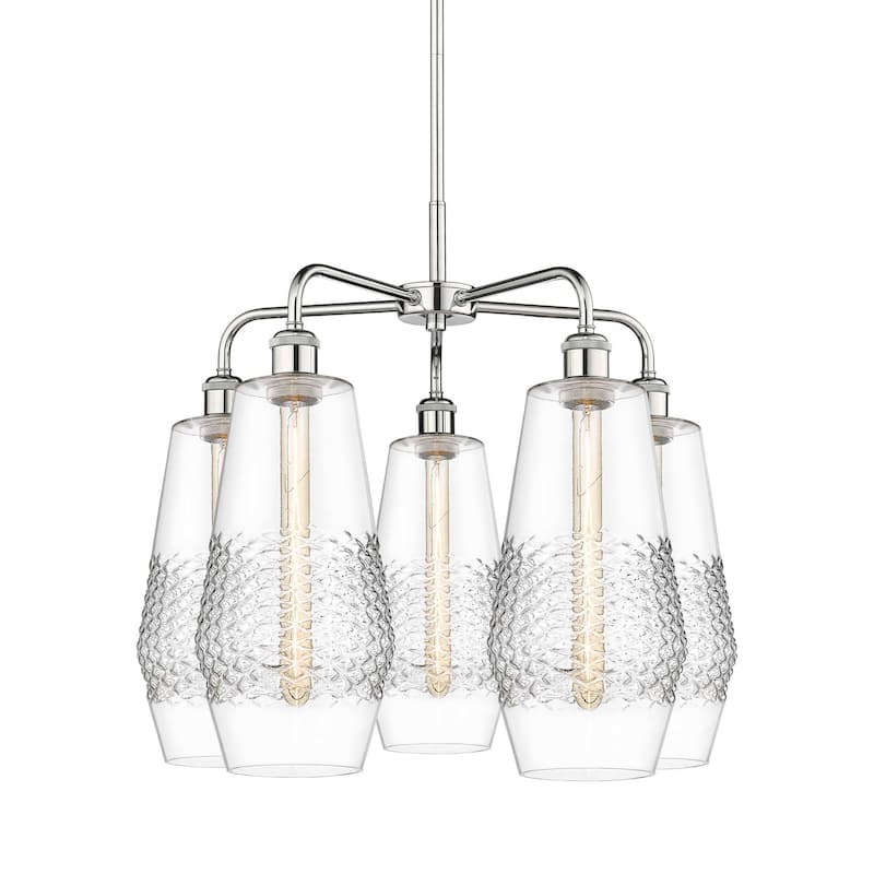 Innovations Lighting 516-5CR-22-25 Windham Chandelier Windham 5 Light