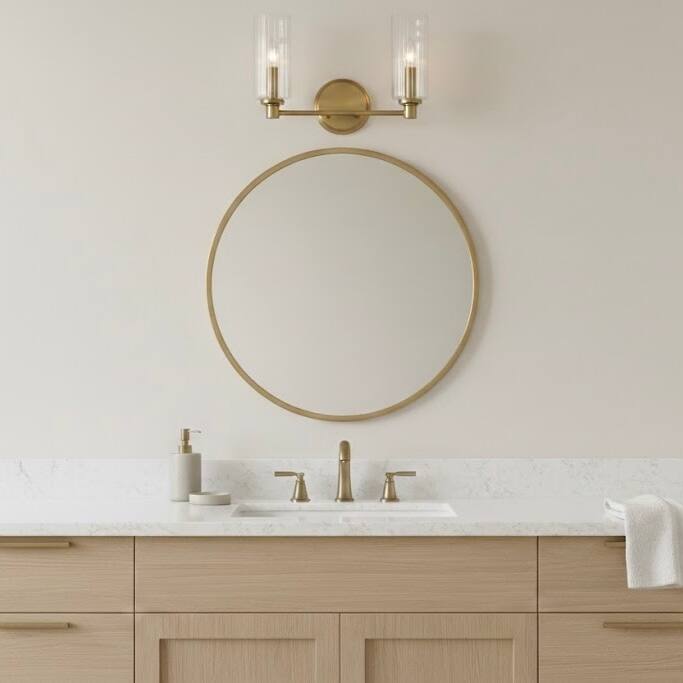Zana Elegant Double-Light Wall Sconce with Modern Flair