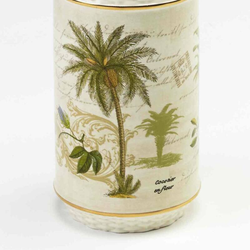 Avanti Linens Colony Palm Lotion Dispenser - Ivory - Lotion Dispenser