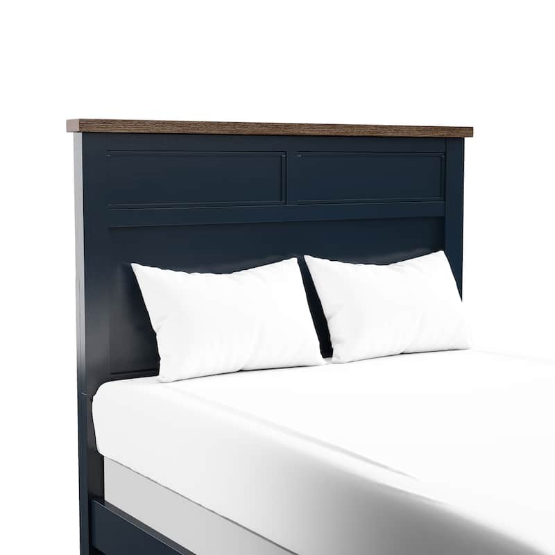 Furniture of America Althea Modern Farmhouse 4-Piece Wood Kids Panel Bedroom Set