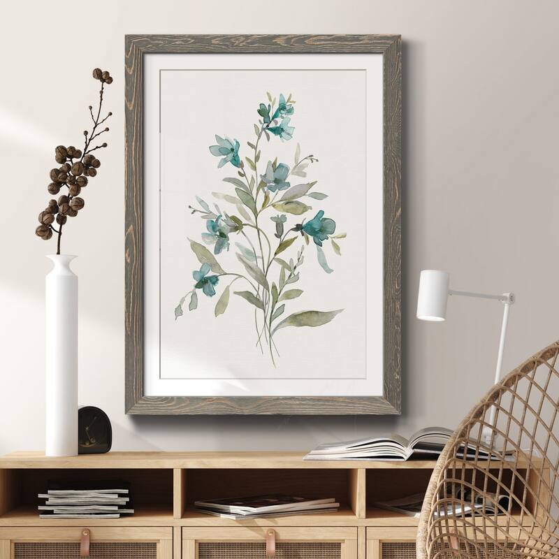 Linen Botanical III-Premium Framed Print - Ready to Hang