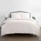 Soft Essentials Rugged Stripes Ultra Soft Oversized 3-piece Duvet Cover Set - Blush - Full - Queen