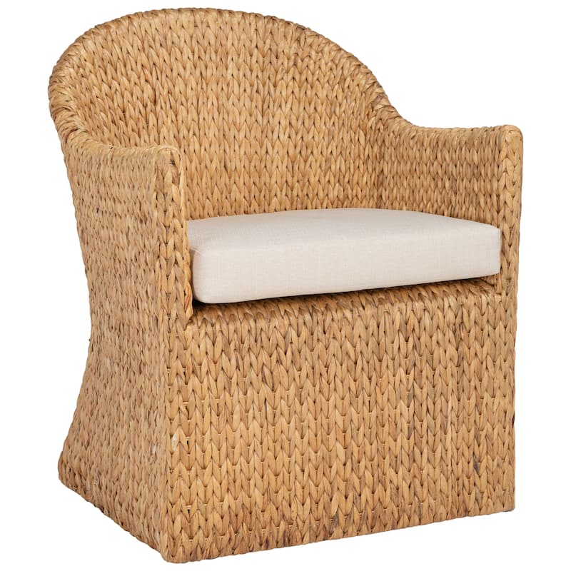 SAFAVIEH Couture Nguyet Water Hyacinth Dining Chair - 26" W x 27" L x 34" H - 26Wx27Dx34H