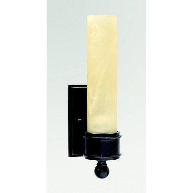 House of Troy Indoor Wall Sconce Light - Oil Rubbed Bronze / Amber