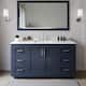 Option Dark Blue / White Quartz Top / Brushed Nickel